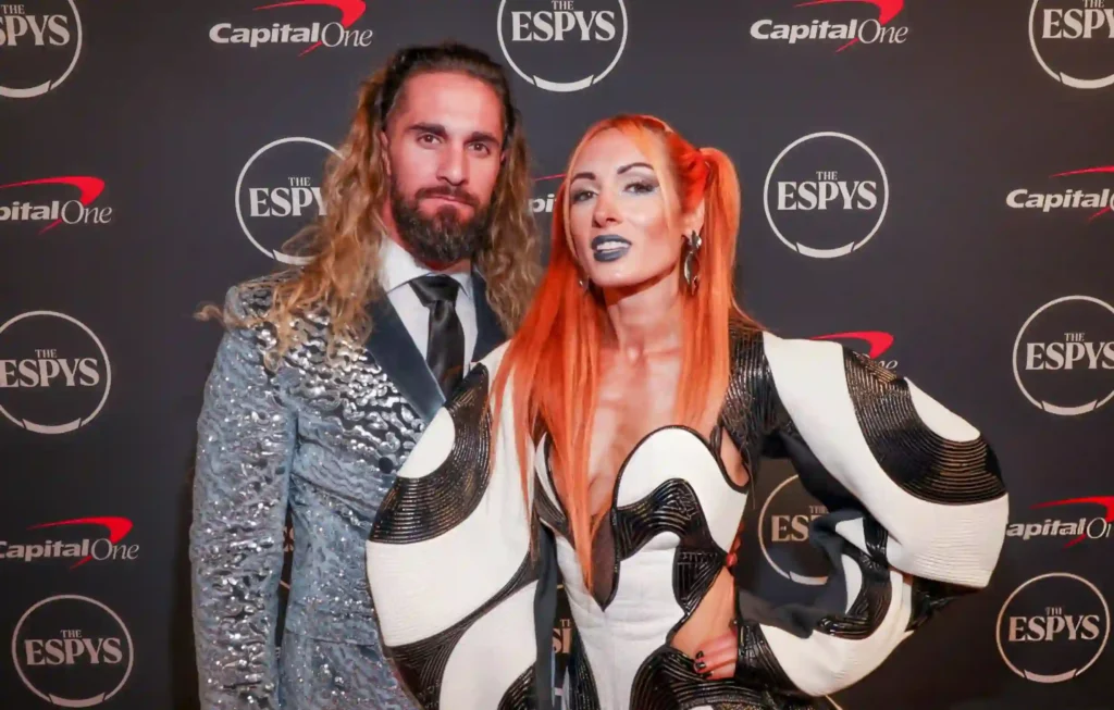 Becky Lynch Biography: Age, Career, Husband, Net Worth, Movies, and WWE Success 2 Becky Lynch and Seth Rollins